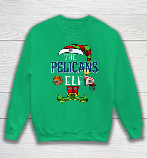 New Orleans Pelicans Christmas ELF Funny NBA Sweatshirt 5