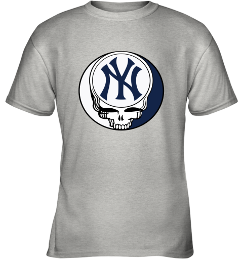 New York Yankees The Grateful Dead Baseball MLB Mashup Youth T-Shirt 