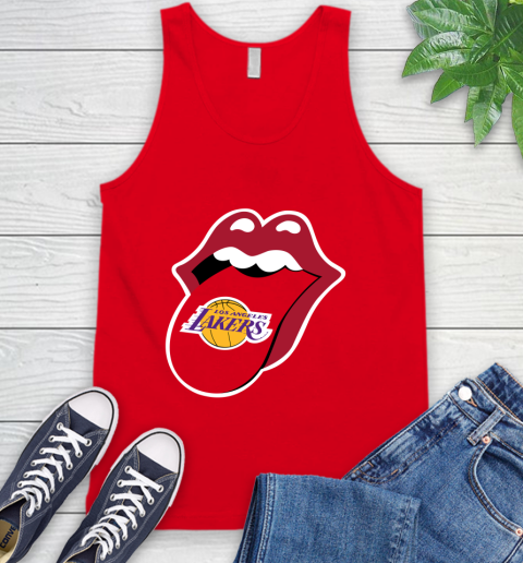 Los Angeles Lakers NBA Basketball Lips I Root For My Team Adoring Fan 75