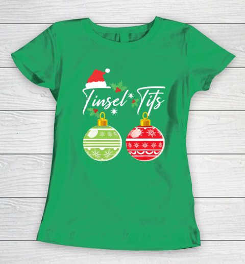 Christmas Boobs Shirt Boob Top Cotton Tee Womans Breast Boobies