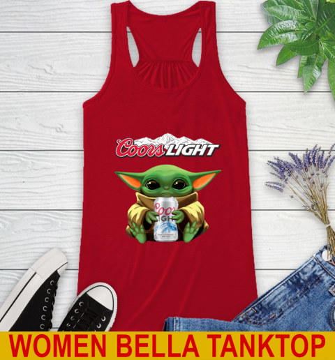 Star Wars Baby Yoda Hugs Coors Beer Shirt 42