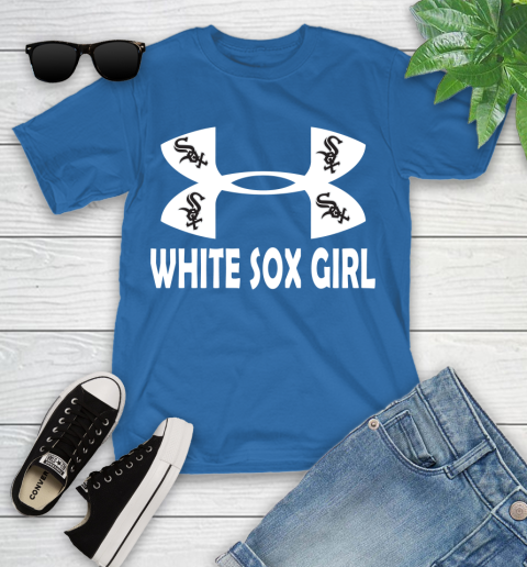 MLB Chicago White Sox Girl Under Armour Baseball Sports Youth T-Shirt 12