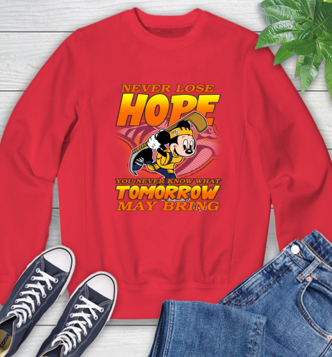Nashville Predators NHL Hockey ootball Mickey Disney Never Lose Hope Sweatshirt 10