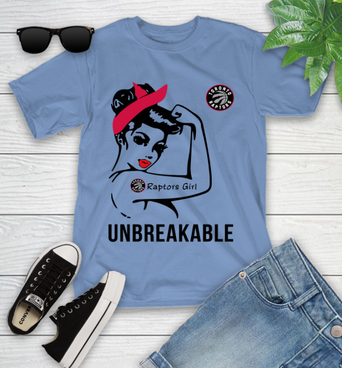 NBA Toronto Raptors Girl Unbreakable Basketball Sports Youth T-Shirt 9