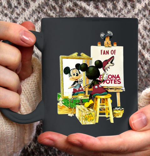 NHL Hockey Arizona Coyotes Mickey Drawing Shirt - Image 137