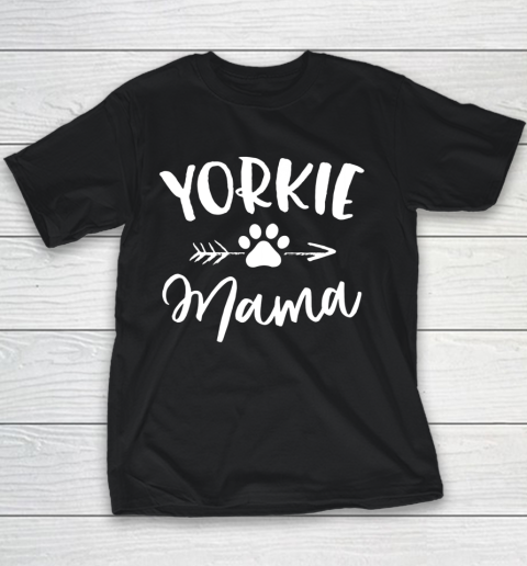 Dog Mom Shirt Yorkie Mama Shirt Yorkie Lover Owner Gifts Yorkie Dog Mom Youth T-Shirt