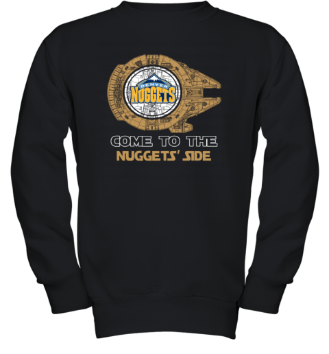 NBA Come To The Denver Nuggets Side Star Wars Basketball Sports Youth Sweatshirt