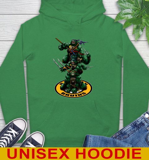 NHL Hockey Boston Bruins Teenage Mutant Ninja Turtles Shirt Hoodie 8
