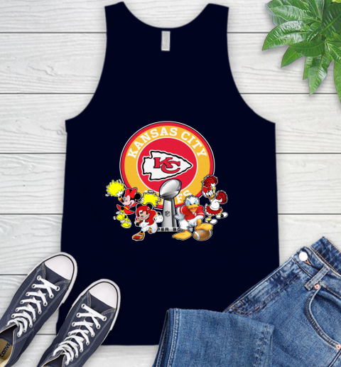 Kansas City Chiefs super bowl 2019 2020 mickey mouse minnie mouse donald duck daisy duck football shirt 72