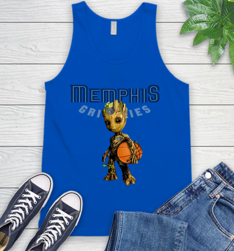 Memphis Grizzlies NBA Basketball Groot Marvel Guardians Of The Galaxy Tank Top 5