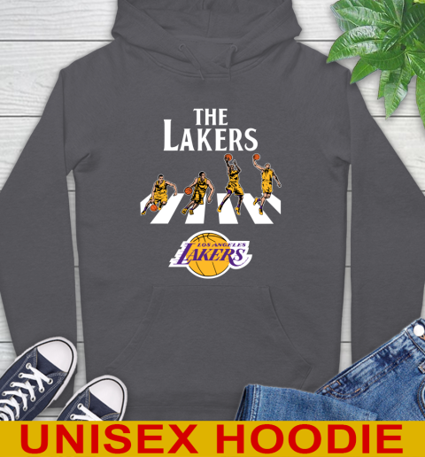 NBA Basketball Los Angeles Lakers The Beatles Rock Band Shirt Hoodie 7