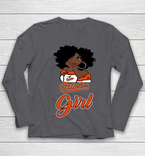 Baltimore Orioles Girl MLB Youth Long Sleeve 8