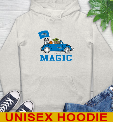 NBA Basketball Orlando Magic Darth Vader Baby Yoda Driving Star Wars Shirt Hoodie 12