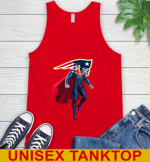 NFL Superman DC Sports Football New England Patriots Tank Top 6