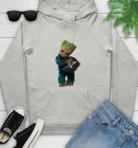 NHL Groot Guardians Of The Galaxy Hockey Sports Dallas Stars Youth Hoodie