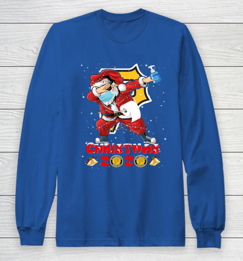 Pittsburgh Pirates Funny Santa Claus Dabbing Christmas 2020 MLB Long Sleeve T-Shirt 6