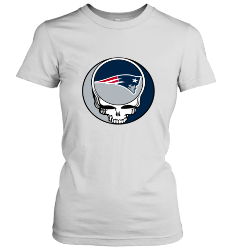 NFL Team New England Patriots x Grateful Dead Logo Band Shirts Women's T-Shirt