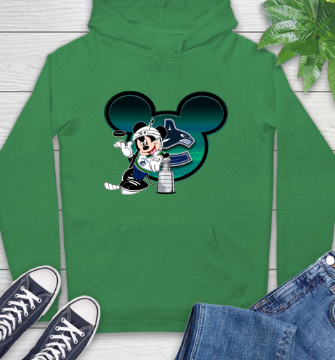 NHL Vancouver Canucks Stanley Cup Mickey Mouse Disney Hockey T Shirt Hoodie 8