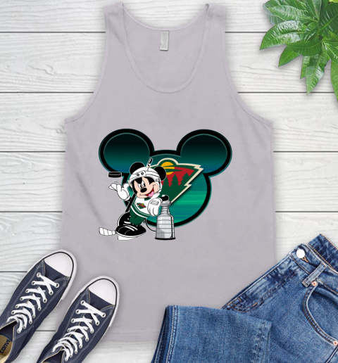 NHL Minnesota Wild Stanley Cup Mickey Mouse Disney Hockey T Shirt Tank Top 4