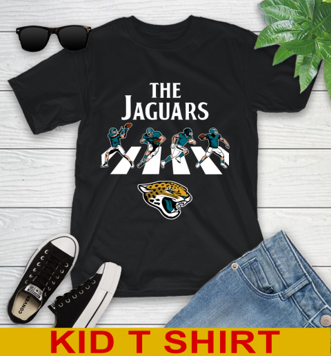 NFL Football Jacksonville Jaguars The Beatles Rock Band Shirt Youth T-Shirt