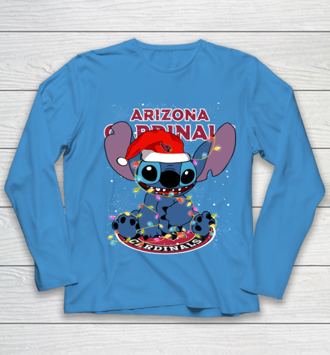 Arizona Cardinals NFL Football noel stitch Christmas Youth Long Sleeve 4