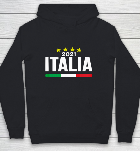 Italia Football Soccer Italian Flag 2021 Youth Hoodie