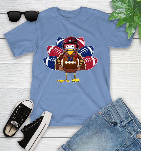 New York Giants Turkey Thanksgiving Day Youth T-Shirt 11