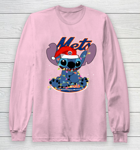 New York Mets MLB noel stitch Baseball Christmas Long Sleeve T-Shirt 6