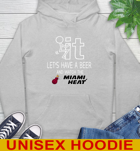 Miami Heat Basketball NBA Let's Have A Beer And Watch Your Team Sports Hoodie 6