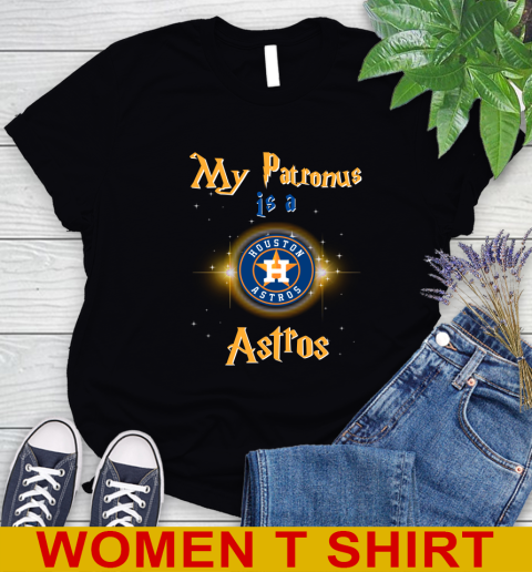 MLB Baseball Harry Potter My Patronus Is A Houston Astros Women's T-Shirt