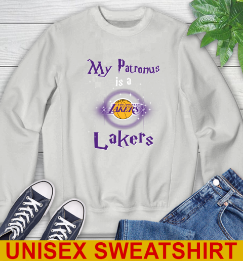 NBA Basketball Harry Potter My Patronus Is A Los Angeles Lakers Sweatshirt 5