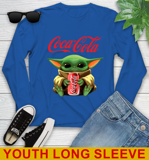 Star Wars Baby Yoda Hugs Coca Cola Soft Drink Shirt 131