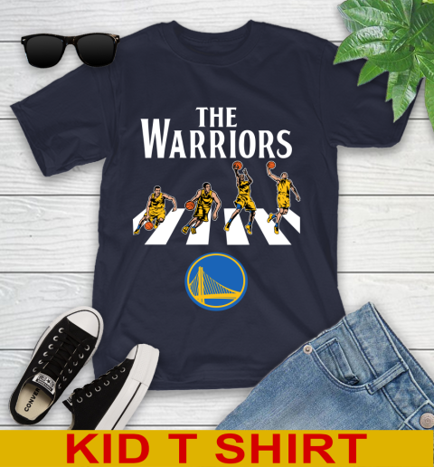 NBA Basketball Golden State Warriors The Beatles Rock Band Shirt Youth T-Shirt 2