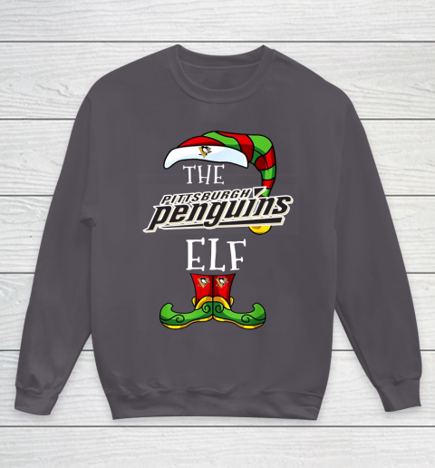 Pittsburgh Penguins Christmas ELF Funny NHL Youth Sweatshirt 5
