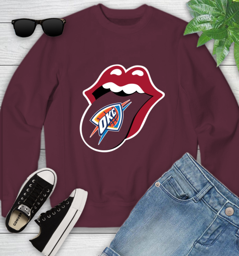 Oklahoma City Thunder NBA Basketball Lips I Root For My Team Adoring Fan 119