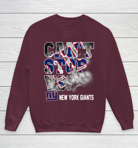 NFL New York Giants Can't Stop Vs Youth Sweatshirt 4