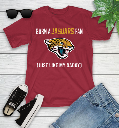 NFL Jacksonville Jaguars Football Loyal Fan Just Like My Daddy Shirt Youth T-Shirt 12
