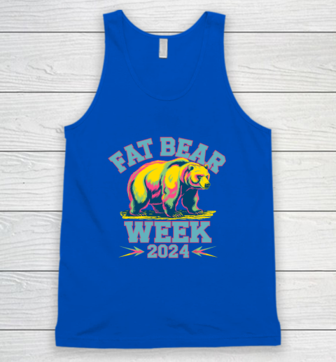 Fat Bear Week 2024 Grazer Animal Lover Alaska Katmai Nature Tank Top 3