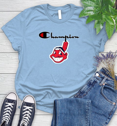 MLB Baseball Cleveland Indians Champion Shirt Women's T-Shirt 6