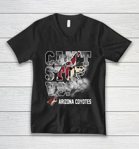 NHL Arizona Coyotes Hockey Can't Stop Vs V-Neck T-Shirt