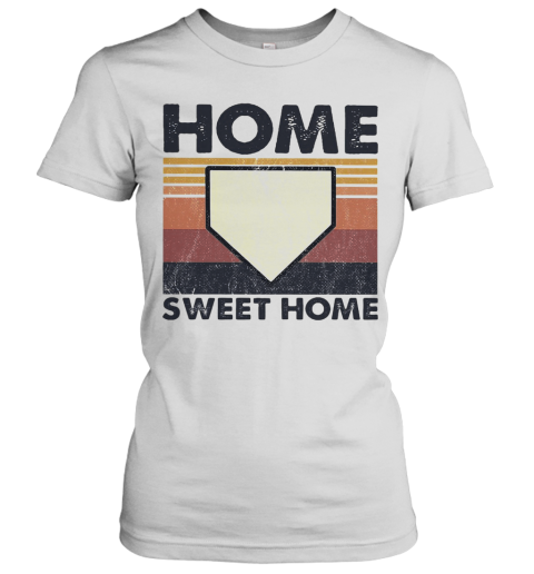 Baseball Home Sweet Home Vintage Women's T-Shirt