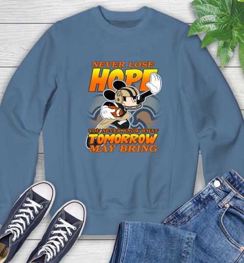 New Orleans Saints NFL Football Mickey Disney Never Lose Hope Sweatshirt 8