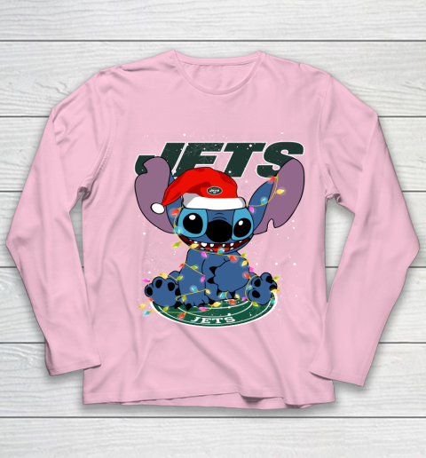 New York Jets NFL Football noel stitch Christmas Youth Long Sleeve 6