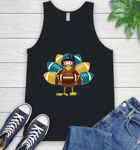 Jacksonville Jaguars Turkey Thanksgiving Day Tank Top 2