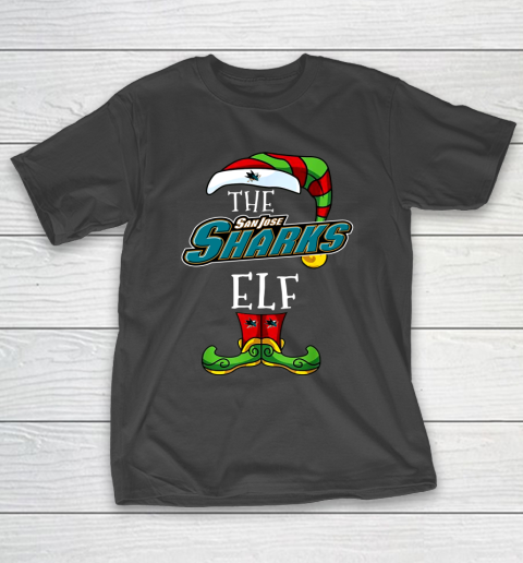 San Jose Sharks Christmas ELF Funny NHL T-Shirt
