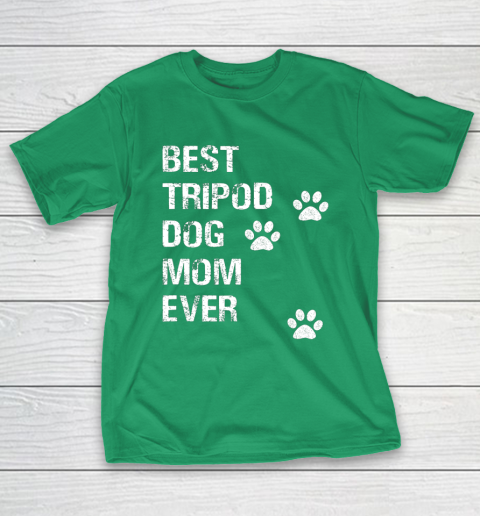 Tripod 3 Legged Dog Owner Novelty Tshit