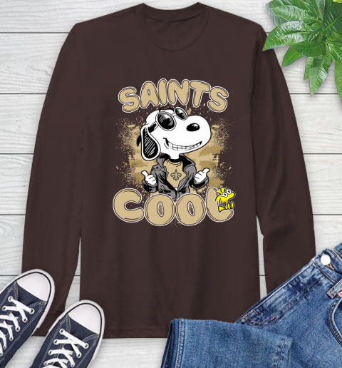 NFL Football New Orleans Saints Cool Snoopy Shirt Long Sleeve T-Shirt 8