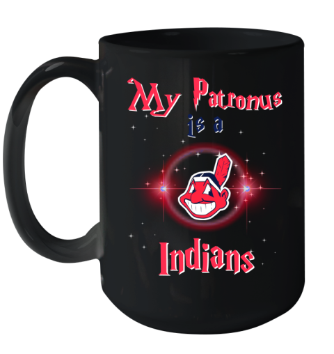 MLB Baseball Harry Potter My Patronus Is A Cleveland Indians Ceramic Mug 15oz