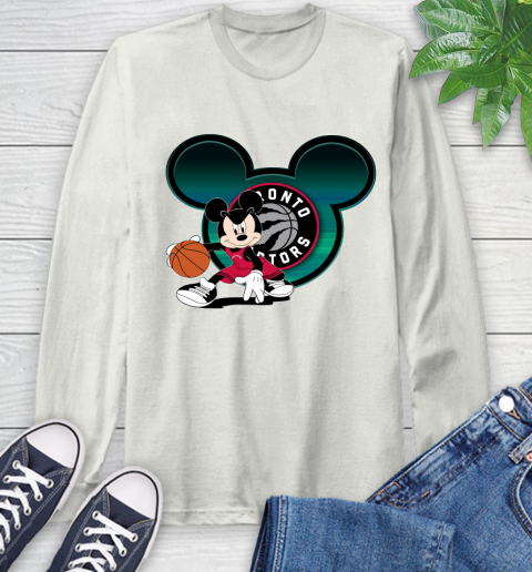 NBA Toronto Raptors Mickey Mouse Disney Basketball Long Sleeve T-Shirt 12