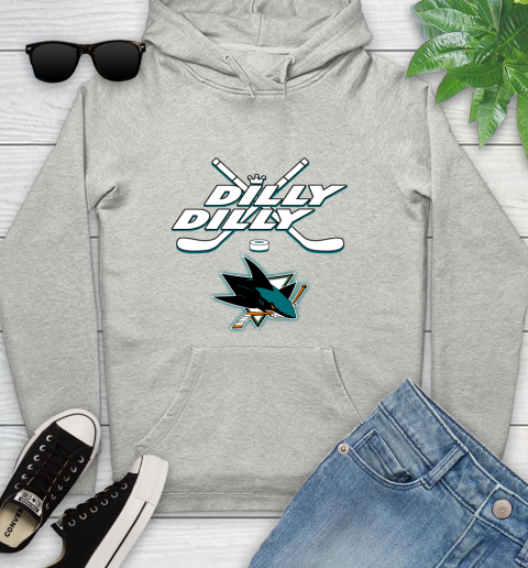 NHL San Jose Sharks Dilly Dilly Hockey Sports Youth Hoodie